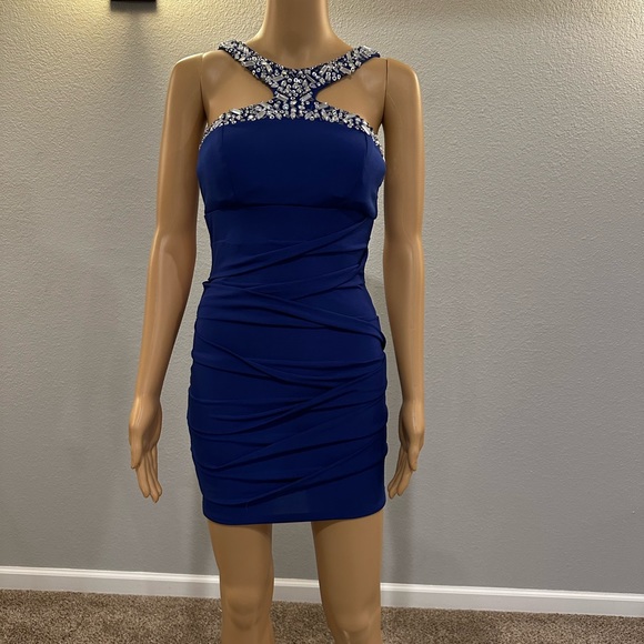 Dresses & Skirts - Blue and jewels dress